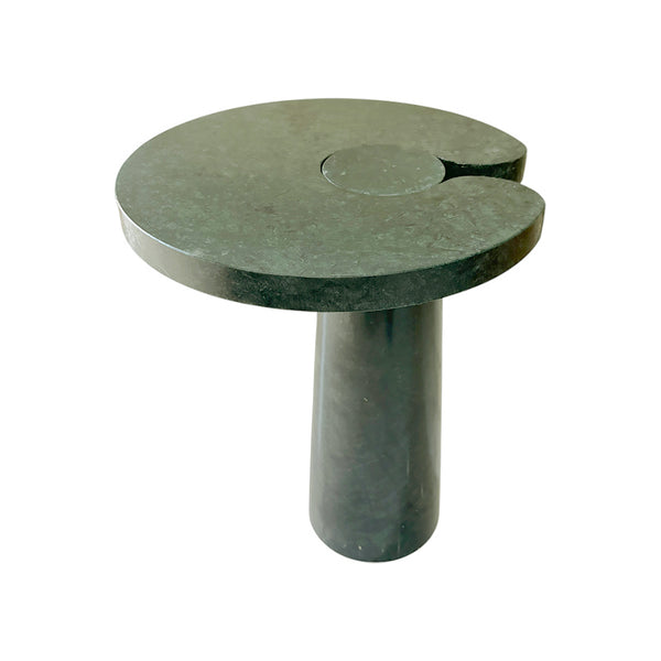 MESA LATERAL EN MARMOL VERDE