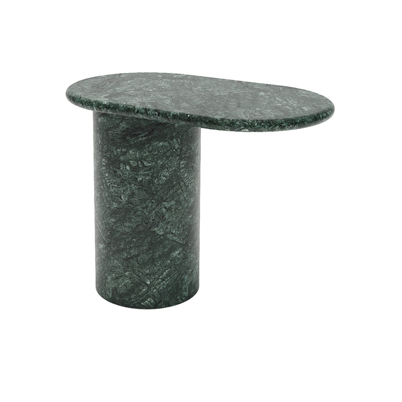 MESA LATERAL EN MARMOL VERDE