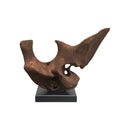 ESCULTURA OXIDO MARRON