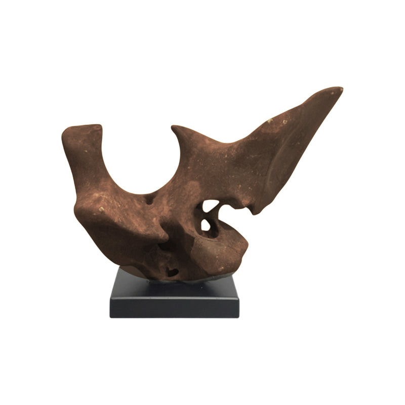 ESCULTURA OXIDO MARRON