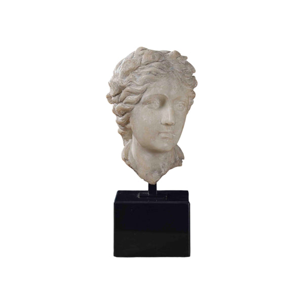 BUSTO FEMENINO CON BASE DE PIEDRA