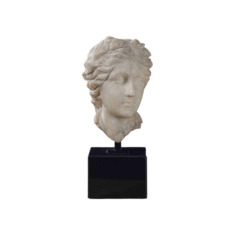 BUSTO FEMENINO CON BASE DE PIEDRA