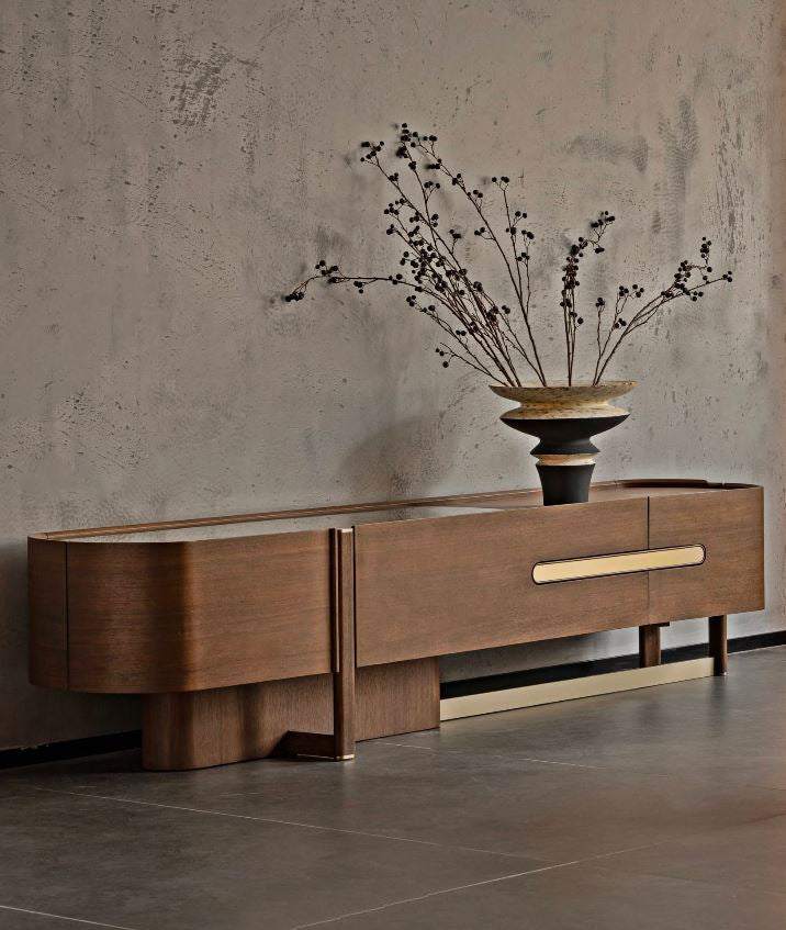 MESA DE TV ACABADO DE MADERA