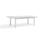 MESA DE COMEDOR EXTENDIBLE DE EXTERIOR BLANCA