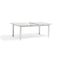 MESA DE COMEDOR EXTENDIBLE DE EXTERIOR BLANCA