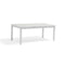 MESA DE COMEDOR EXTENDIBLE DE EXTERIOR BLANCA