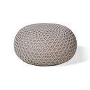 OTOMAN DE EXTERIOR EN TELA BEIGE