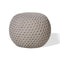 OTOMAN DE EXTERIOR EN TELA BEIGE