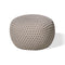 OTOMAN DE EXTERIOR EN TELA BEIGE