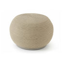 OTOMAN DE EXTERIOR EN TELA KAKI