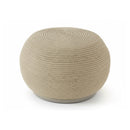 OTOMAN DE EXTERIOR EN TELA KAKI