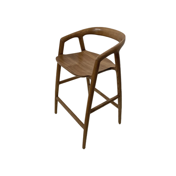 BARSTOOL. SOLID ASH WOOD STRUCTURE