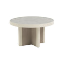 MESA DE CENTRO TOPE ESTILO PIEDRA Y MARCO GRIS
