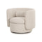 BUTACA GIRATORIA EN TELA BEIGE