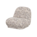 BUTACA ESTACIONARIA EN TELA ESTAMPADA