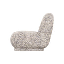 BUTACA ESTACIONARIA EN TELA ESTAMPADA