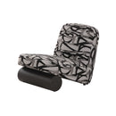 BUTACA ESTACIONARIA EN TELA ESTAMPADA