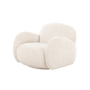 BUTACA ESTACIONARIA EN TELA BLANCA