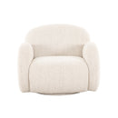 BUTACA ESTACIONARIA EN TELA BLANCA