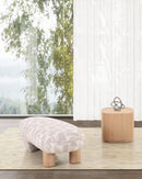 BANCO EN TELA ESTAMPADA