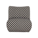 BUTACA ESTACIONARIA EN TELA ESTAMPADA