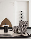 BUTACA ESTACIONARIA EN TELA ESTAMPADA