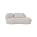 CHAISE LOUNGE DE INTERIOR EN TELA BEIGE