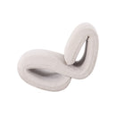 BUTACA GIRATORIA EN TELA BEIGE