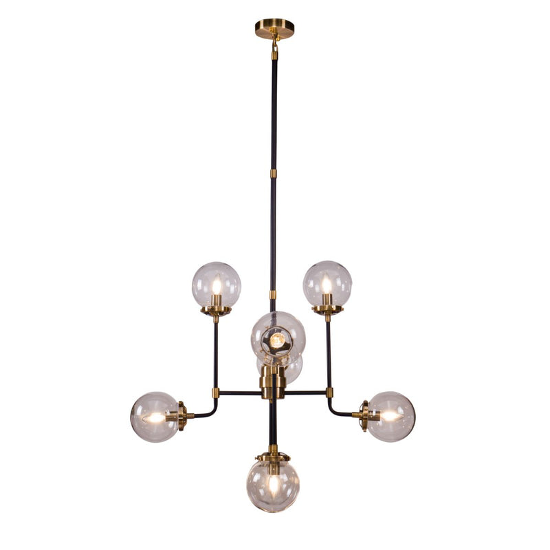 PENDANT LAMP BROWN BRONZE, LATON NEGRO