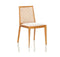 SILLA DE COMEDOR JANSEN 03 EN TELA 3043 Y REJILLA NATURAL