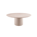 MESA DE COMEDOR ATENAS 02 REDONDA ACABADO MADERA CLARA