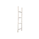 ESCALERA DECORATIVA ACABADO EN MADERA ACABADO LAVADO BLANCO