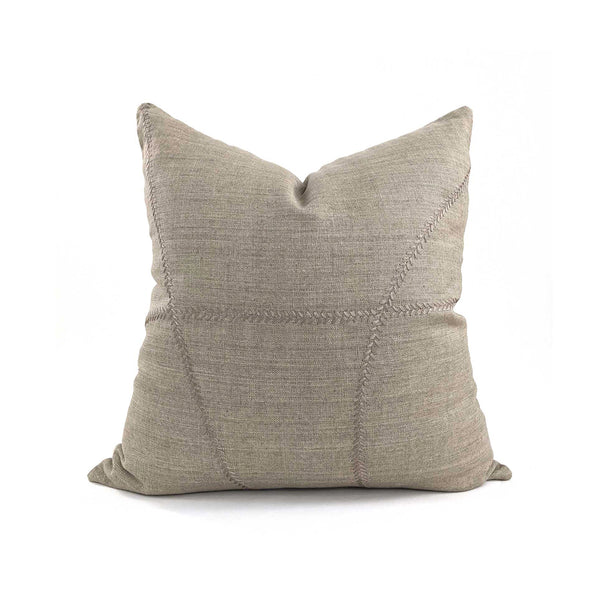 COJIN EN LINO ARTESANAL COLOR NATURAL