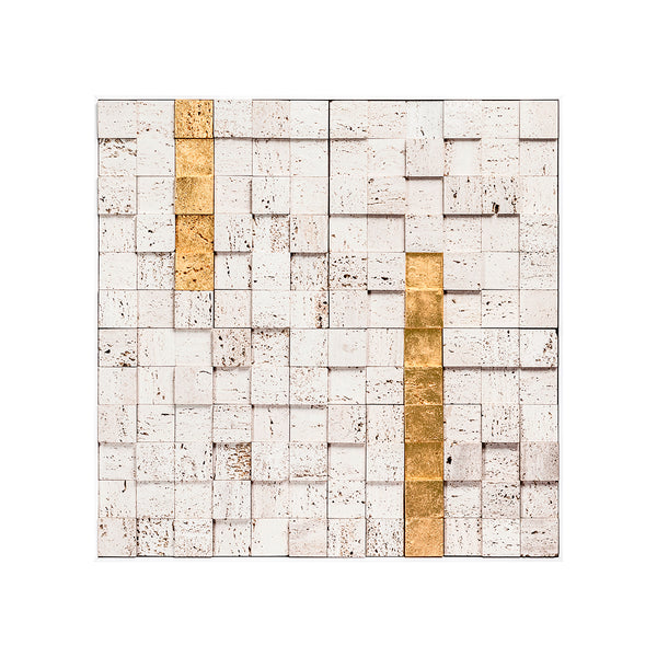 MOSAIC, GOLD FOIL 6612 WHITE