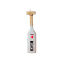 PALETA DECORATIVA PEQUEÑA "I LOVE BEACH" ACABADO EN MADERA BLANCA