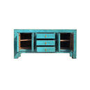 BUFETERA DE TRES GAVETAS AZUL AQUA