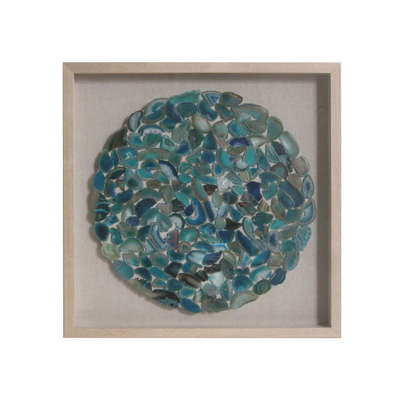 CUADRO DE TÉCNICA MIXTA AZUL