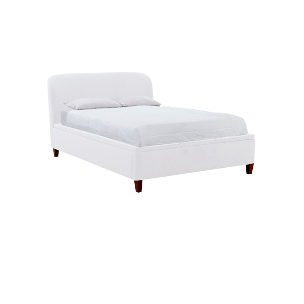 CAMA KING CYRIL EN TELA OFF WHITE