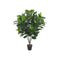 PLANTA ARTIFICIAL FIDDLE LEAF  VERDE CON MACETERO