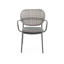 SILLA DE COMEDOR PROVENCE GRIS EN TELA GRIS