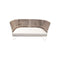 SOFA DE DOS ASIENTOS DREAM EN CUERDA BEIGE Y MARCO BLANCO