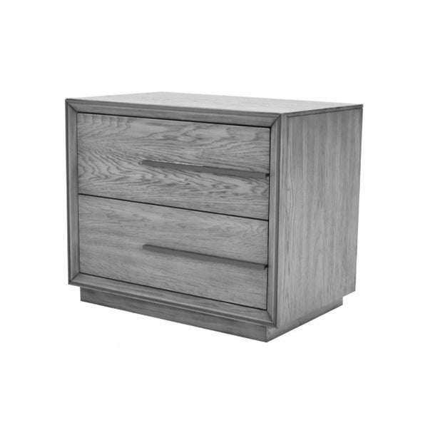 MESA DE NOCHE MOJAVE ACABADO GRIS