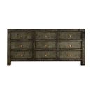 GABINETE GRIS DE NUEVE GAVETAS NO.24