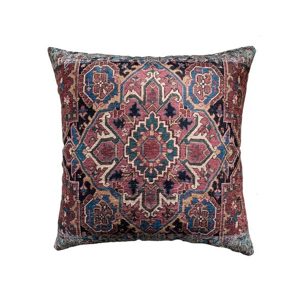 CUSHION WITH FILLER, VACUUM, DIGITAL PRINT ON POLYESTER VELVET, BACK PLAIN