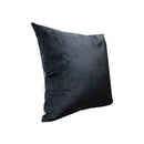 **CUSHION (PLAIN SOLID COTTON VELVET IN BLUE COL OF URB-38) WITH FILLER +VACUUM - BACK PLAIN NATURAL