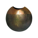 FLOWER VASE LARGE ANT. COPPER