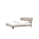 CAMA KING EMBRACE EN TELA GRIS