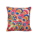 ***HAND EMBROIDERED WOOLEN CUSHION MULTI  20X20