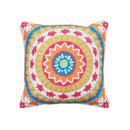 ***HAND EMBROIDERED WOOLEN CUSHION MULTI  20X20