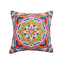 ***HAND EMBROIDERED WOOLEN CUSHION MULTI  20X20